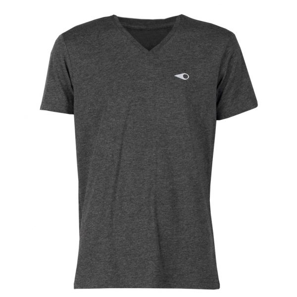 Tee-Shirt BIO V BULL8 ASH GREY