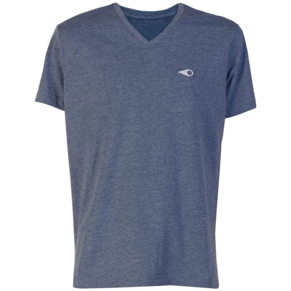 Tee-Shirt BIO V BULL8 ASH BLUE