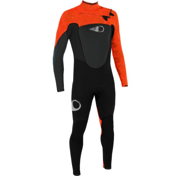 Fullsuit KID FIGHTER Chest-zip Orange