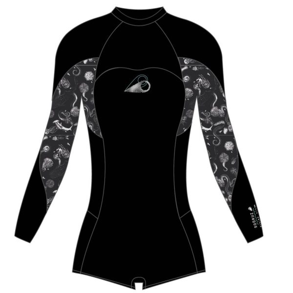 Shorty Back-Zip Black LS DIVINE 2020