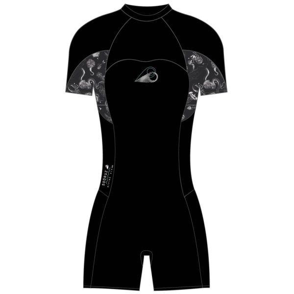 Shorty Back-Zip Black SS DIVINE 2020