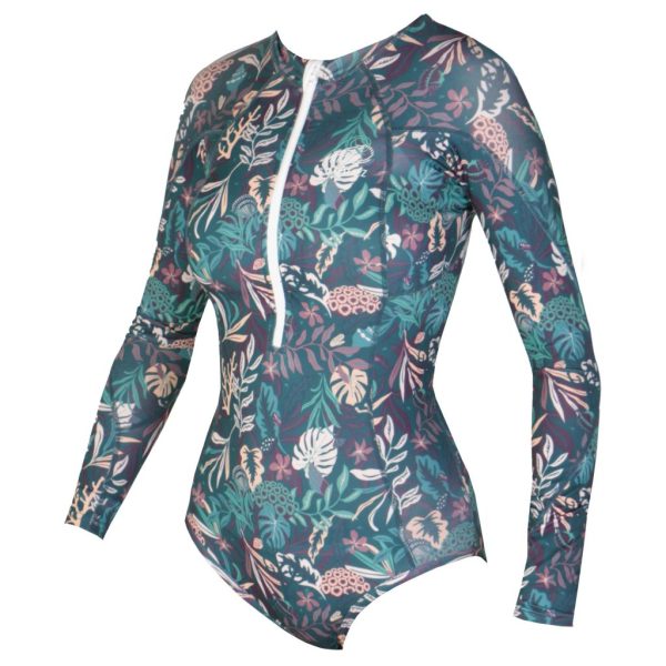 SWIMSUIT DIVINE MINI ZIP BLUE