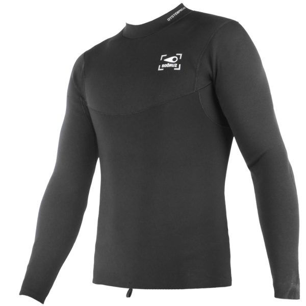 E23 MW-SOORUZ-COMBINAISON-SURF-TOP-11-SS-COLLAR-GURU-BLACK-FT