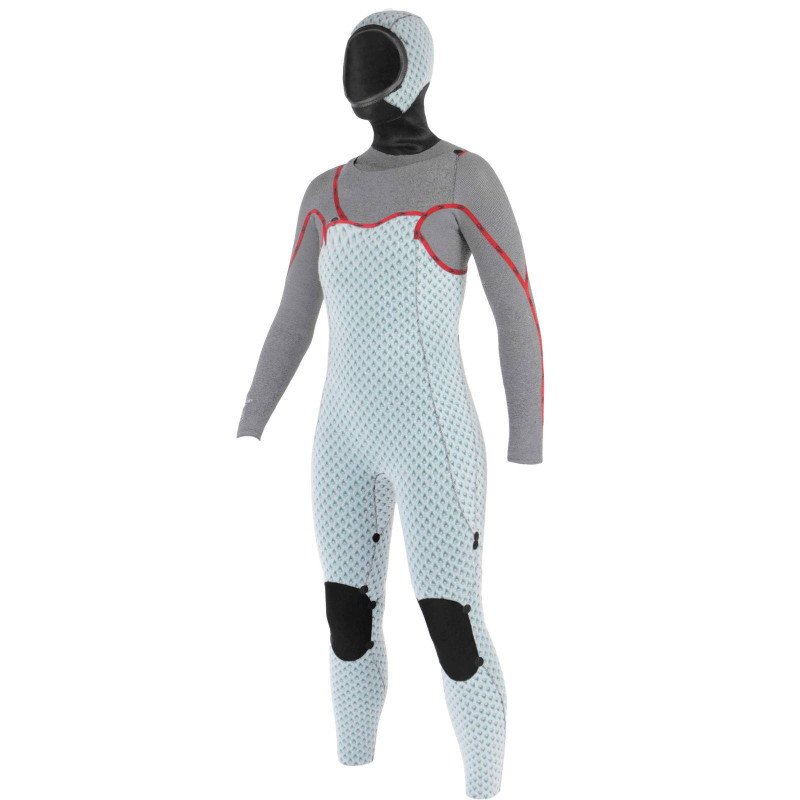W Combinaison de surf 6/5/4 CZ GURU+ Hood - ORGANIC OYSTERPRENE
