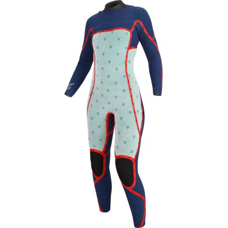 Neopreno GURU PRO 4/3 U-zip mujer