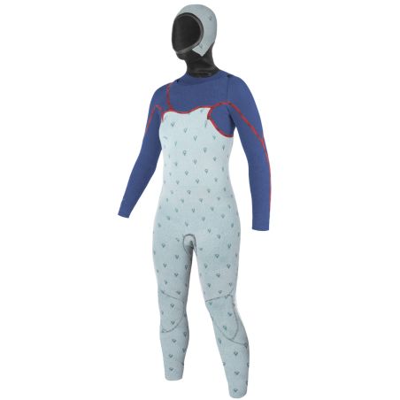 Women's GURU+ 5/4 U-zip Hooded Wetsuit