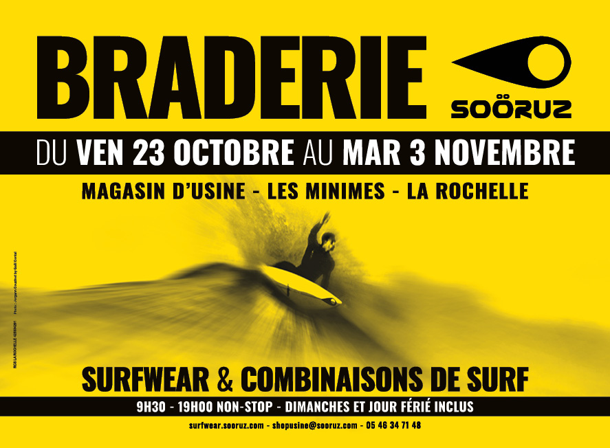BRADERIE SOORUZ HIVER 2026
